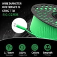 thumbnail image 6 of CaiLab PLA+ 3D Printer Filament Fast FDM Printing PLA Low Warping 1.75mm diameter Accuracy +/- 0.02mm Works with Bambu Lab 2.2lbs(1KG) Spool TANGERINE, 6 of 9