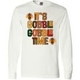thumbnail image 3 of Inktastic Thanksgiving Gobble Time Turkey Long Sleeve T-Shirt, 3 of 5
