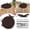 coffee brown, variant on YYKihy 38cm Round Strap Seat Cushion Non-Slip Fixed Dining Chair Cushion Thin Sponge Gray