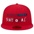 thumbnail image 2 of Men's New Era Red Washington Nationals Ransom 59FIFTY Fitted Hat, 2 of 6