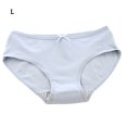 thumbnail image 1 of Ropa interior de mujer Calzoncillos de algodón transpirable Minnieouse color sólido bragas de cintura media sin costuras Azul L, 1 of 6