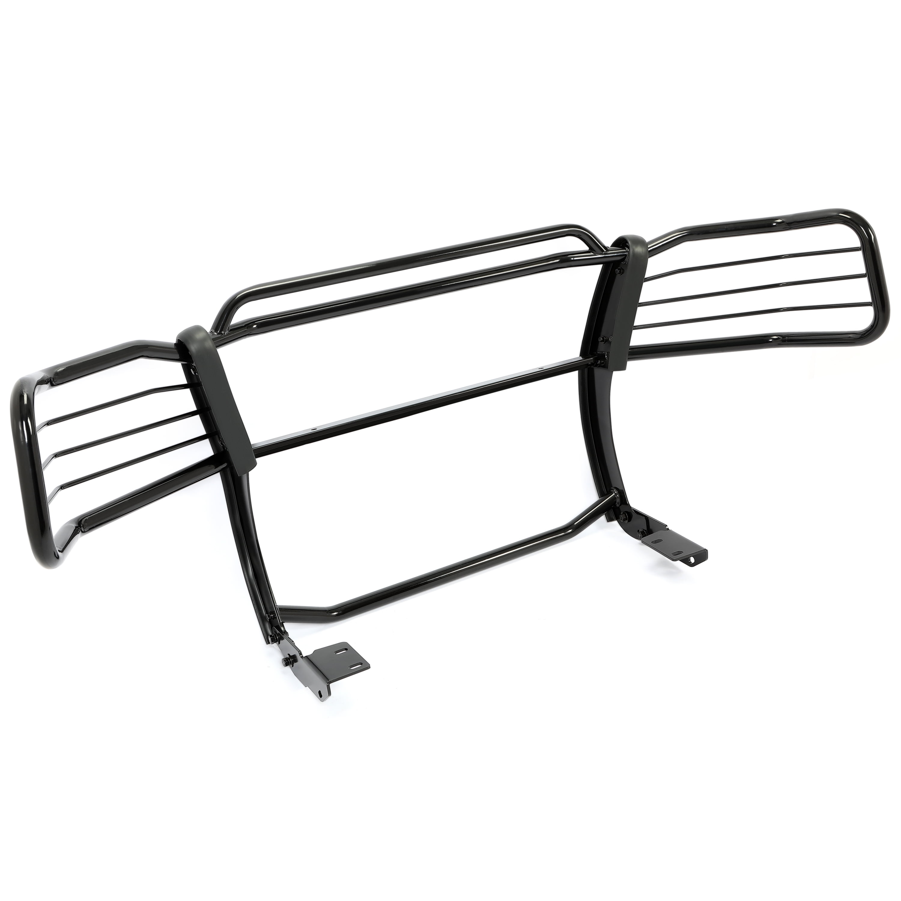 Glossy Black Vertical Grille Guard For 2003-2006 Ford Expedition - ABS, Direct Bolt-On Replacement