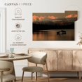 thumbnail image 5 of Elephant Stock Courting Moose In Wonder Lake Wall Art - Horizontal Canvas Wall Art - Living Room Wall Decor - Nature Canvas - Gray And Black Decor By Ron Sanford - 51" x 34", 5 of 8