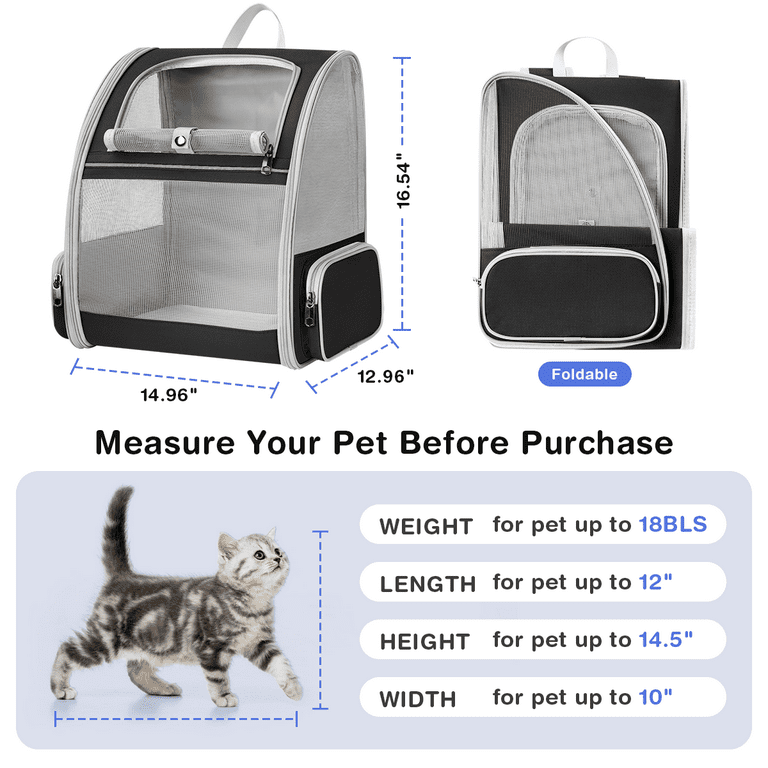 Pet Carrier Airline Approved,Pnimaund Soft Sides Cat Carrier for