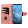 thumbnail image 3 of TECH CIRCLE Classic PU Leather Flip Wallet Case for Google Pixel 10 /10 Pro (6.3", 2025), with 3 Card Slots, Cash Pocket, Stand Function, Detachable Wrist Strap, Shockproof Protective Cover, Rosegold, 3 of 12