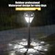 thumbnail image 5 of Luces solares para exteriores con enchufe de tierra, luz para césped, impermeable, para patio, jardín, decorativas, luz blanca cálida, dos opciones de luz solar de plástico, 5 of 6