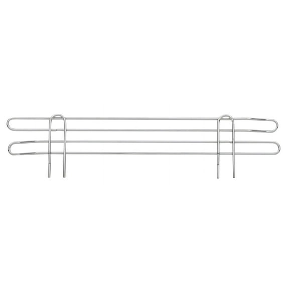 Metro L24N-4C Super Erecta 4" High Stackable Ledge for Wire Shelving, Chrome, 24"
