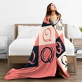 thumbnail image 5 of I Love Queen Throw Blanket, Fluffy Soft Cozy Blanket Flannel Plush Microfiber Couch Throw, 40"x30", 5 of 8