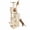 Beige, variant on SUGIFT 57 Inch Cat Tree with Dual Condos and Hammock and 2 Dangling Balls Tall Cat Tower for Indoor Cats, Beige,