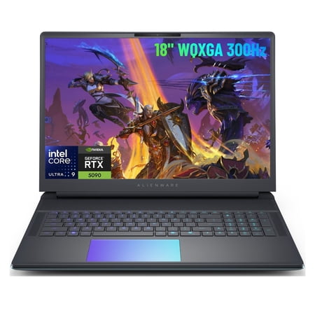 Dell Alienware Area-51 RTX 5090 Gaming Laptop, 18" WQXGA 300Hz, Intel Core Ultra 9 275HX, 32GB DDR5, 1TB SSD, Windows 11 Home