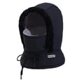 thumbnail image 3 of Gorro de invierno cálido 3 en 1 para mujer y hombre, ideal para escalada, acampada, motociclismo y senderismo. Negro, 3 of 9