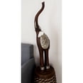 thumbnail image 3 of 8" x 38" Brown Polystone Elephant Sculpture, by DecMode, 3 of 11