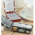 thumbnail image 4 of Tignapoo Organisateur de Pilules de Voyage Compact à 10 Compartiments - Étui Portable pour Vitamines et Médicaments en Gris, 4 of 6