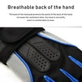 thumbnail image 4 of Workout Gloves Mens and Women Weight Lifting Gloves with Wrist Support for Gym Training, Full Palm Protection for Fitness, Weightlifting, Exercise, Hanging, Pull ups, 4 of 12