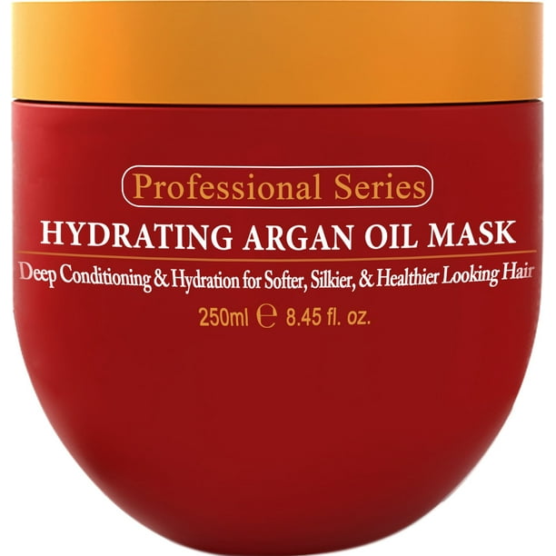 Mascarilla capilar y acondicionador profundo con aceite de argán hidratante Arvazallia