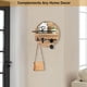 thumbnail image 2 of Portallaves de Pared Decorativo con Repisa y Ganchos Dreampossible, 2 of 7