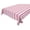 Pink, variant on Cotton Tablecloth Stripes Print / 2 Inch Wide Stripe Black and White