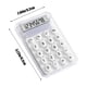 thumbnail image 3 of Calculadora estándar de 8 dígitos | Pantalla grande y botones redondos silenciosos | Calculadora de escritorio portátil de plástico color caramelo para uso en la oficina, el hogar y la escuela, 3 of 5