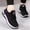 Black, variant on YOUYEDIAN Orthopedic Shoes for Women Fashion Non Slip Breathable Versatile Comfy Soft Platform Sneaker Casual Sport Running Mesh Shoes