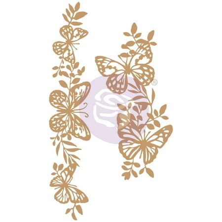 UPC: 0655350647384 | PRIMA MARKETING INC Chipboard Diecut – Butterfly Borders – 2 pcs  5.5-7.6 UPC 655350647384