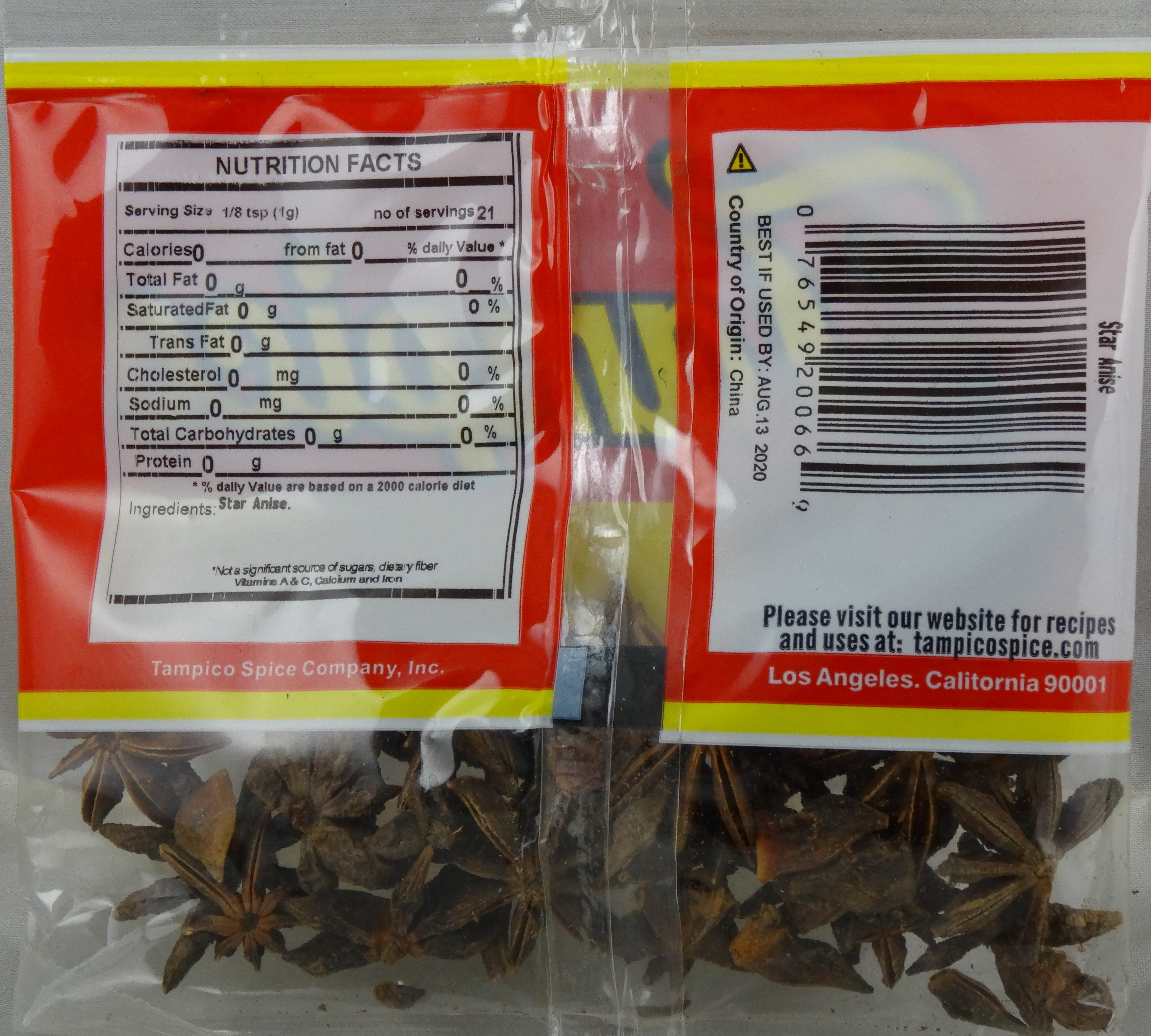 Tampico Star Anise, 0.75 oz