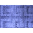 thumbnail image 1 of Ahgly Company Indoor Rectangle Abstract Blue Modern Area Rugs, 5' x 7', 1 of 4