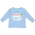 thumbnail image 3 of Inktastic My First Cruise with Cruise Ship and Palm Trees Boys or Girls Long Sleeve Toddler T-Shirt, 3 of 5