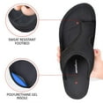 thumbnail image 4 of Aerothotic Aster Women's Comfortable Split Toe Sandals 8 - Medium - Black, 4 of 9