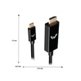 thumbnail image 4 of Convertidor de Tipo C a Tipo HDMI 4K M-M 30KHZ 1.2M MHD-3010, 4 of 5