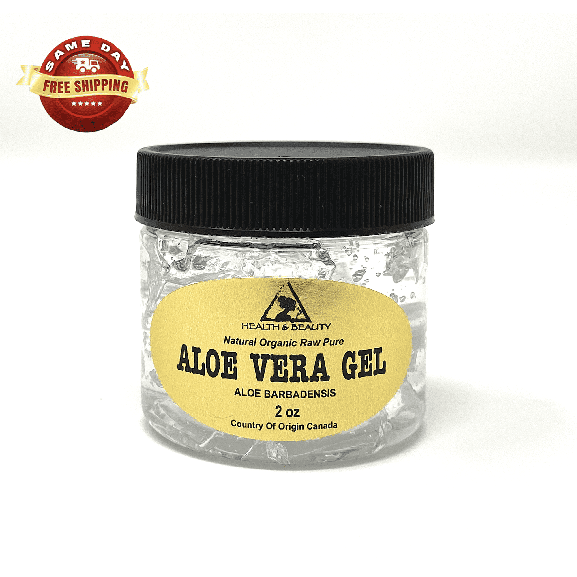 Aloe vera gel organic cold pressed natural moisturizer 2 oz