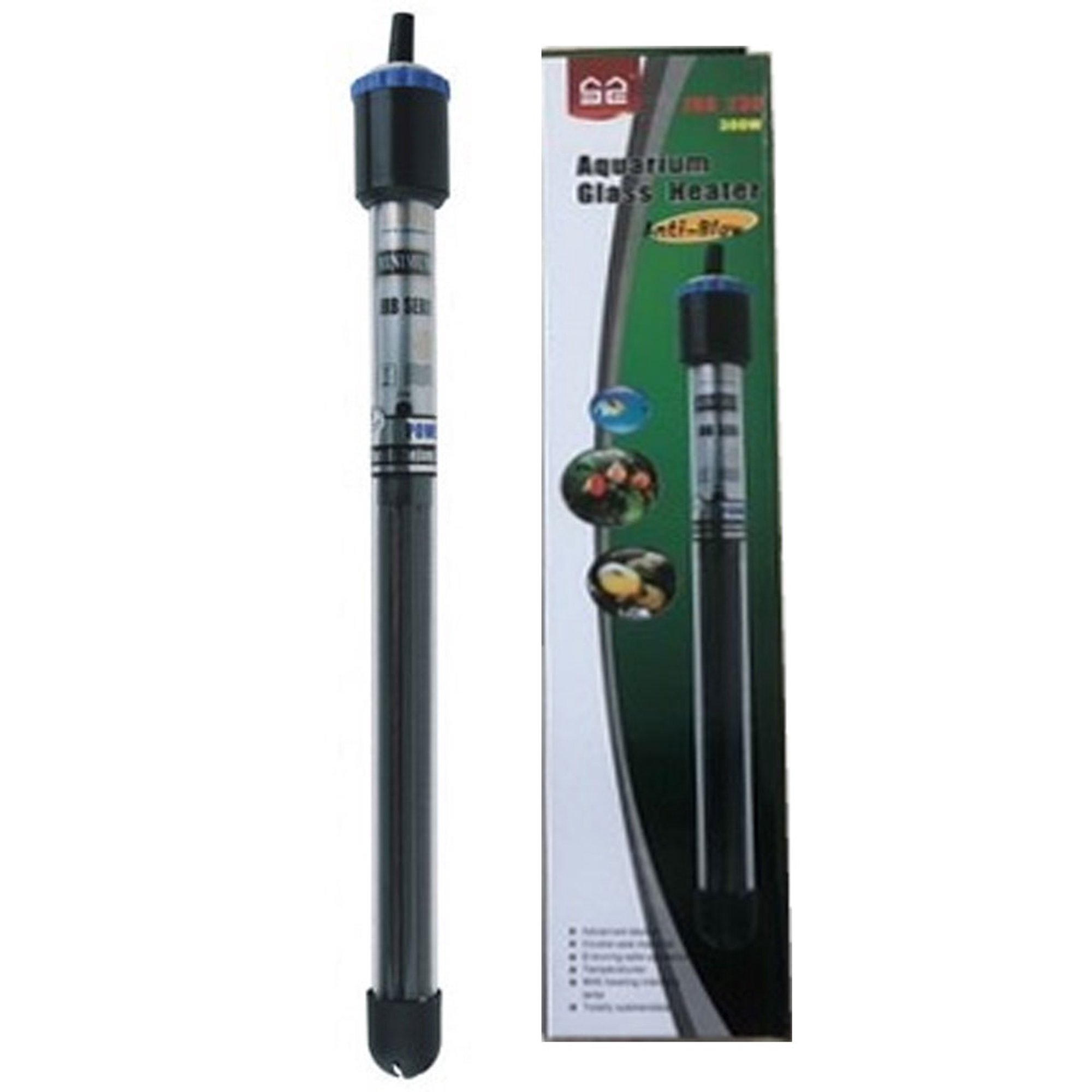 SunSun® JRB-230 Aquarium Heater 300W Fish Tahk Heater with Adjust Knob  Thermostat Suitable for Marine Saltwater and Freshwater - Walmart.com