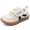 Beige White, variant on Toddler Wide Toe Box Shoes Boys Barefoot Shoe Boy Girl Sneakers Kids Tennis Sneaker Preschool Non Slip Lightweight Comfortable First Walking Running Outdoor Activities Beige White Toddler