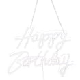thumbnail image 2 of Letras de feliz cumpleaños con luces LED, letrero de neón romántico, decoración acrílica de feliz cumpleaños para fiesta, bar, blanco cálido, 2 of 14
