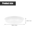 thumbnail image 3 of 30pcs Flowerpot Bottom Trays Plastic Flower Container Base Water Holding Trays, 3 of 8