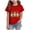 A19-Red, variant on Hessimy Girls Short Sleeve Tops Casual Crewneck T Shirts Kids Babydoll Tunic Tees Blouses(Red,7-8 Years)