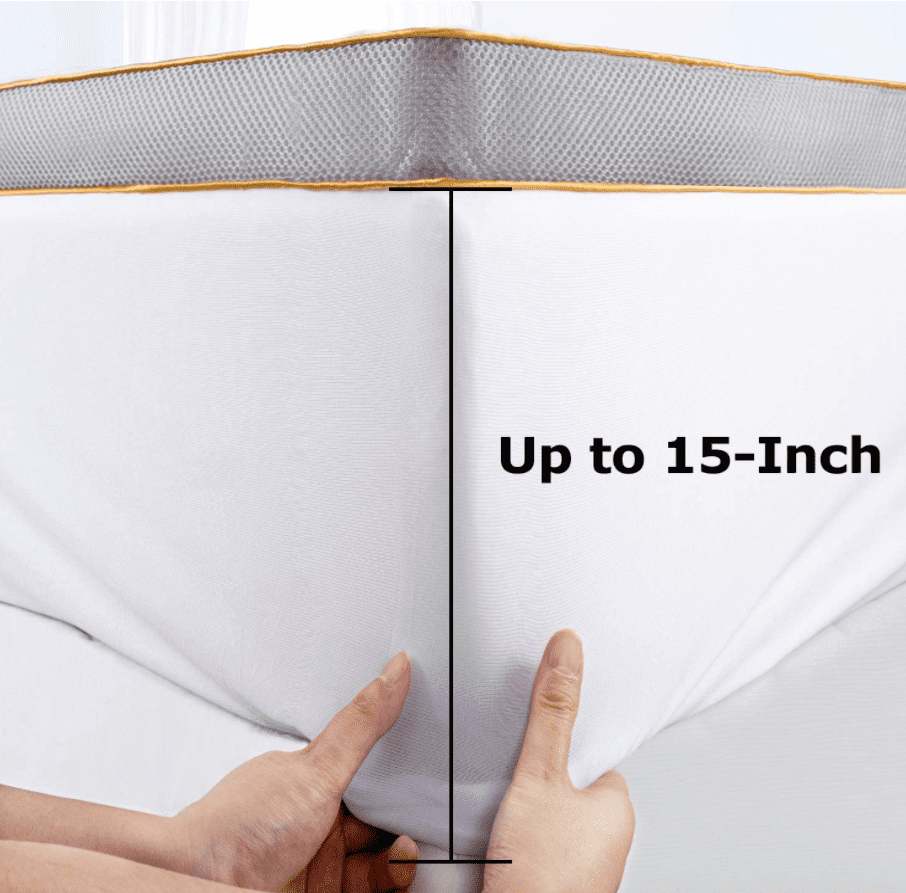 2-in-1 Combination of Comfort and Support Twin Size Pillow Top & Gel Memory Foam Bed Toppers White BedStory 3.6 Inch Mattress Topper Dual-Layer