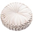 thumbnail image 1 of Polyester Fiber  Floor Cushion Pillow Pouf Throw Home Sofa Decor Luxury European  Solid Color Pleated Floor Pillow Red, 1 of 7