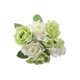 thumbnail image 5 of 6 ramos de rosas artificiales blancas y verdes, flores de seda falsas, flores de boda, sala de estar, mesa de comedor, mueble de TV, decoración del hogar, 5 of 5