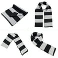 thumbnail image 4 of EINSKEY 2-Pack Long Winter Scarves with Tassel for Men Women - Black Grey, Striped, 4 of 5