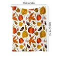 thumbnail image 6 of BZPIZ Halloween Blanket Throw Soft Warm Fluffy Plush Blanket Decorated Orange Pumpkins Print for Couch, Sofa & Bed, Fall Winter Decor, for Kids & Adults, 6 of 6