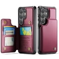 thumbnail image 2 of CaseMe Leather for Samsung S26 Ultra Case with Card Holder, Wallet Case for Women Men with RFID Blocking, Durable Leather Kickstand Magnetic Clasp Shockproof Phone Case for Samsung Galaxy S26 Ultra, 2 of 11