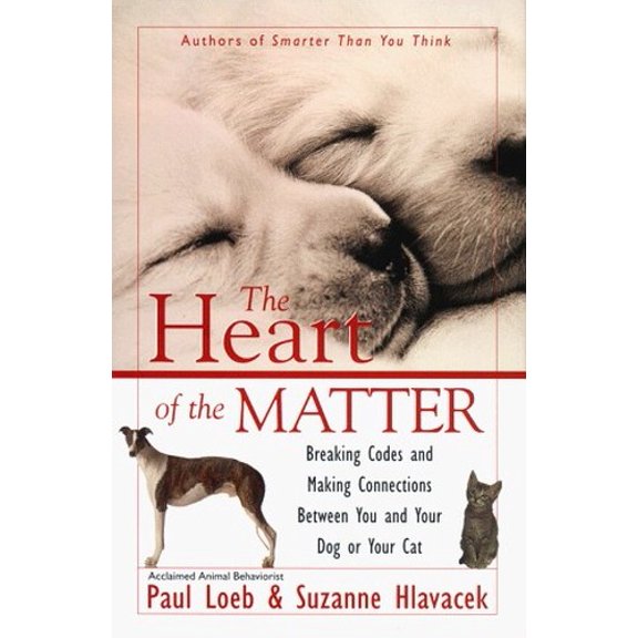 Pre-Owned The Heart of the Matter : Breaking Codes and Making Connections Between You and Your Dog or Your Cat (Hardcover) 0671027905 9780671027902