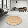 thumbnail image 3 of Ahgly Company Indoor Rectangle Abstract Yellow Checkered Area Rugs, 5' x 7', 3 of 6