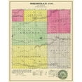 thumbnail image 3 of Everts 12x14 Black Modern Framed Museum Art Print Titled - Sheridan Kansas - Everts 1886, 3 of 5