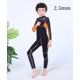 thumbnail image 3 of Traje de neopreno de 2,5mm, trajes de baño para niños, trajes de buceo de manga larga para niños y niñas, surf, protección contra sarpullidos, ropa para esnórquel, 3 of 5