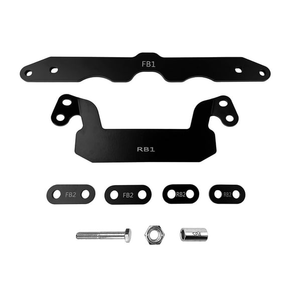 Demon Powersports 2 Inch Bracket Lift Kit (2016-22) Yamaha Kodiak 700, Increases Ground Clearance & Larger Space Between Tires & Fenders to Be Mounted, Powder Coated for Protection, Easy to Install