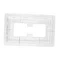 thumbnail image 4 of WESIEVYA 1 Set Solar Panel Brackets Abs White for Roof Boat Mounting Racks 15x15cm, 4 of 7