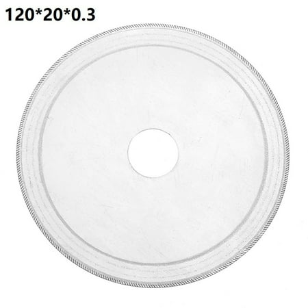 

Diamond Saw Cutting Disc for Lapidary Stone Arbor Tools Accessories Parts 120*20*0.3