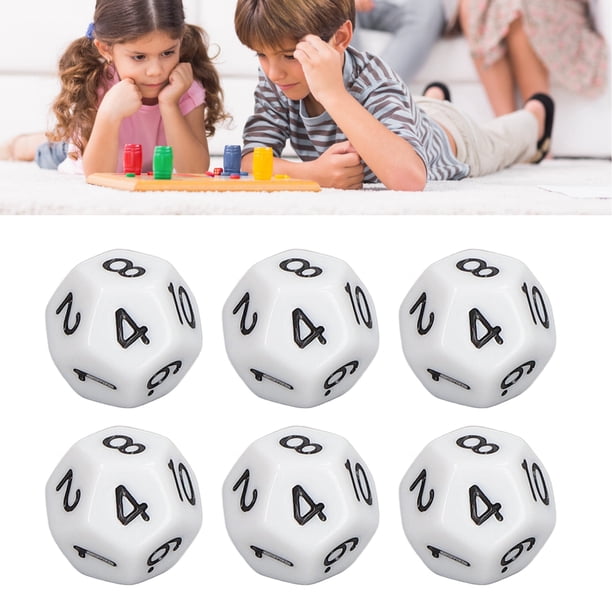 Dados De 12 Caras, Juego De Dados Poliédricos De Números Grandes Para Entretenimiento