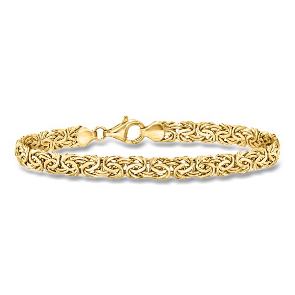 Ross-Simons 18kt Yellow Gold Byzantine Bracelet, Women's, Adult